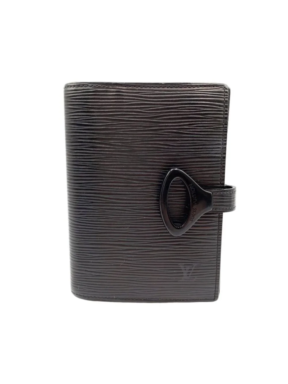 Louis Vuitton Epi Agenda PM Leather Black Notebook Cover